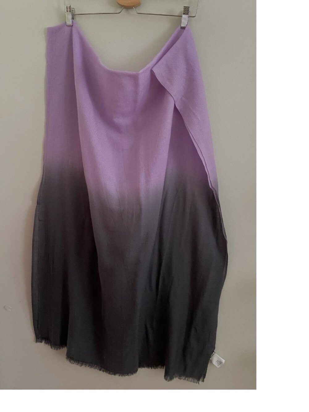 j.crew wool SCARF 29"x78" puple lilac gray colors